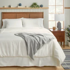 Fine Stripe Duvet & Sham Set Twilight Taupe/Sour Cream - Hearth & Hand™ With Magnolia -Home Decor Shop GUEST c27ed094 d019 497e 86b4 0a670b3b9450