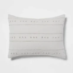 4pc Clipped Stripe Poms Comforter Bedding Set - Threshold™ 9 4pc Clipped Stripe Poms Comforter Bedding Set - Threshold™ -Home Decor Shop GUEST c513e7a2 e419 413e 9246 e63bf81df859