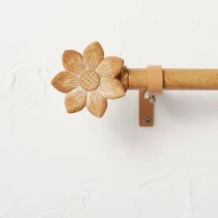 Flower Faux Wood Curtain Rod Natural Wood - Opalhouse™ Designed With Jungalow™ 7 Flower Faux Wood Curtain Rod Natural Wood - Opalhouse™ Designed With Jungalow™ -Home Decor Shop GUEST c5b5a613 8f9b 4e84 9eff 5ca6e3369a7b