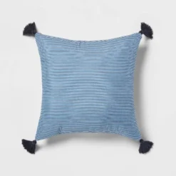 5pc Block Print With Border Comforter Bedding Set White/Blue - Threshold™ -Home Decor Shop GUEST c694dc91 e0ad 45f3 8331 20bfeed2019f