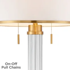 Possini Euro Design Cadence Modern Floor Lamp Standing 62" Tall Crystal Glass Column Satin Brass Linen Drum Shade For Living Room Bedroom Office House 11 Possini Euro Design Cadence Modern Floor Lamp Standing 62" Tall Crystal Glass Column Satin Brass Linen Drum Shade For Living Room Bedroom Office House -Home Decor Shop GUEST ca16b7ce 07a6 4449 89e6 d12a22ac27f0