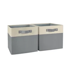 2pc Kids' 10.5" Two-Toned Folding Storage Bin Set - RiverRidge Home 26 2pc Kids' 10.5" Two-Toned Folding Storage Bin Set - RiverRidge Home -Home Decor Shop GUEST d0623022 fa1f 4111 a588 a87bdda80225