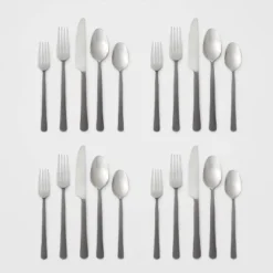 20pc Hubbardston Flatware Set Black - Threshold™ 5 20pc Hubbardston Flatware Set Black - Threshold™ -Home Decor Shop GUEST dc38d691 3449 481a bf3c c841a47ed14b