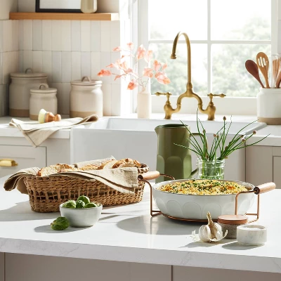 Oblong Woven Bread Basket Natural - Hearth & Hand™ With Magnolia 1 Oblong Woven Bread Basket Natural - Hearth & Hand™ With Magnolia