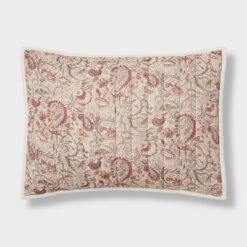 Voile Paisley Printed Quilt Sham Cream - Threshold™ -Home Decor Shop GUEST e0f4f329 7b2b 4e95 8132 3a5419a69f2c