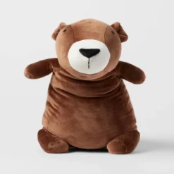 Bear Weighted Plush Kids' Throw Pillow Brown - Pillowfort™ -Home Decor Shop GUEST e14bf083 0b66 46ff 9039 736ae79b5f51