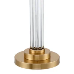 Possini Euro Design Cadence Modern Floor Lamp Standing 62" Tall Crystal Glass Column Satin Brass Linen Drum Shade For Living Room Bedroom Office House 12 Possini Euro Design Cadence Modern Floor Lamp Standing 62" Tall Crystal Glass Column Satin Brass Linen Drum Shade For Living Room Bedroom Office House -Home Decor Shop GUEST e576c843 92ff 47da 8801 a1d6d6f1dbe0