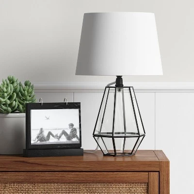 Small Terrarium Table Lamp Base Black - Threshold™ 1 Small Terrarium Table Lamp Base Black - Threshold™