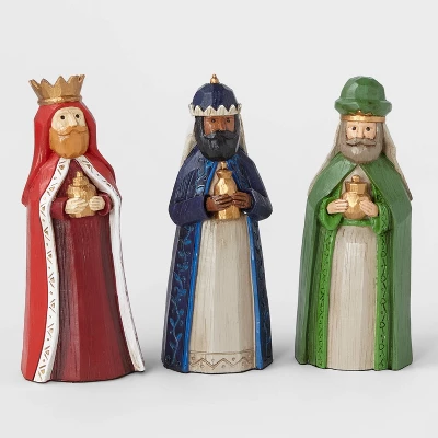 4pc Three Wise Men Decorative Figurine Set - Wondershop™ 2 4pc Three Wise Men Decorative Figurine Set - Wondershop™ - Image 2