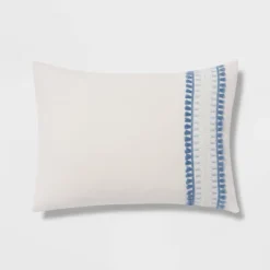 12pc Embroidered Fringe Stripe With Tassels Comforter & Sheet Bedding Set - Threshold™ -Home Decor Shop GUEST f444f6d2 0d0a 4207 b98a 71b4b6861496