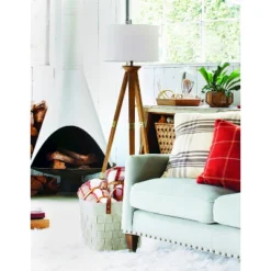 Oak Wood Tripod Floor Lamp Dark Brown - Threshold™ -Home Decor Shop GUEST f662f2ec 6ed0 4f35 8681 9ea5c84bfc7c