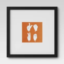 Set Of 9 Gallery Frame Set 10" X 10" Matted To 5" X 5" Black - Room Essentials™ -Home Decor Shop GUEST f789d878 5fd4 4ad1 974a e96f082d197a