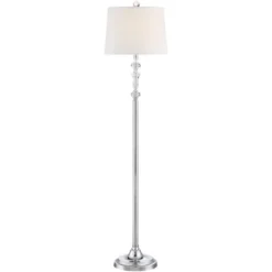 360 Lighting Montrose Modern Floor Lamps 61" Tall Set Of 2 Polished Steel Crystal Glass White Fabric Drum Shade For Living Room Bedroom Office House 10 360 Lighting Montrose Modern Floor Lamps 61" Tall Set Of 2 Polished Steel Crystal Glass White Fabric Drum Shade For Living Room Bedroom Office House -Home Decor Shop GUEST f9c3eb11 eaf0 467e 8016 22b7d808d8df