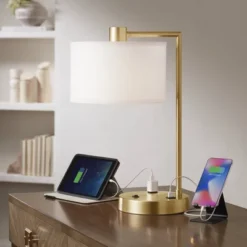 360 Lighting Colby Antique Gold Desk Lamps With Outlet And USB Port Set Of 2 14 360 Lighting Colby Antique Gold Desk Lamps With Outlet And USB Port Set Of 2 -Home Decor Shop GUEST fb9fc1fe 388f 44d7 825c 6da7e7393c29