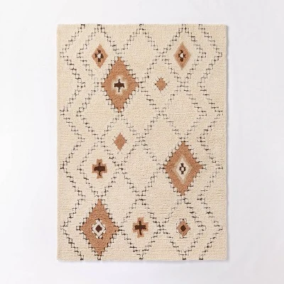 Northridge Hand Tufted Wool Shag Diamond Area Rug - Threshold™ Designed With Studio McGee 8 Northridge Hand Tufted Wool Shag Diamond Area Rug - Threshold™ Designed With Studio McGee - Image 8