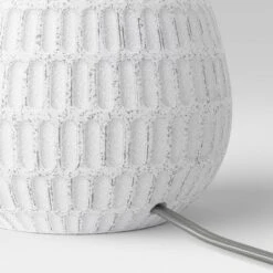 Ceramic Textured Table Lamp Base White - Threshold™ -Home Decor Shop GUEST fc9f4ede e288 4863 a616 ae078ed887a0