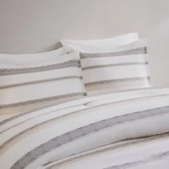 Madison Park 5pc Cove Clipped Jacquard Comforter Set White/Assorted Beiges -Home Decor Shop GUEST fd05b8f6 89ca 411c b783 644df258ccaa