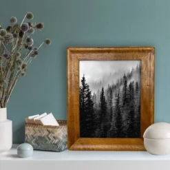 8" X 10" Rounded Corner Frame Golden Walnut - Threshold™ -Home Decor Shop GUEST fdf948d0 d278 4a79 b63a df34cccb97f6