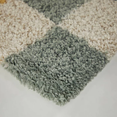 Sydney Rainbow Checkered Shag Kids' Rug - Balta Rugs 2 Sydney Rainbow Checkered Shag Kids' Rug - Balta Rugs - Image 2